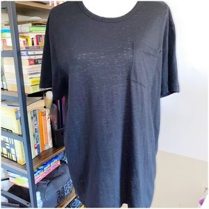 Blk Converse OneStar Shirt; L